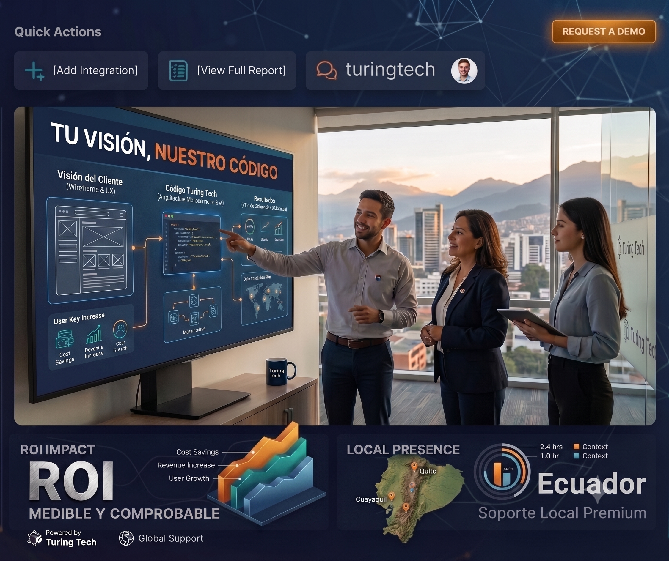 Equipo TURINGTECH - automatización de procesos y transformación digital Ecuador